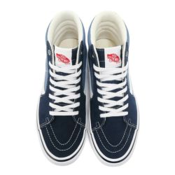 VANS SHOES バンズ シューズ スニーカー SKATE SK8 HI NAVY/WHITE（US企画） スケートボード スケボー　1