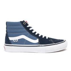 VANS SHOES バンズ シューズ スニーカー SKATE SK8 HI NAVY/WHITE（US企画） スケートボード スケボー　3