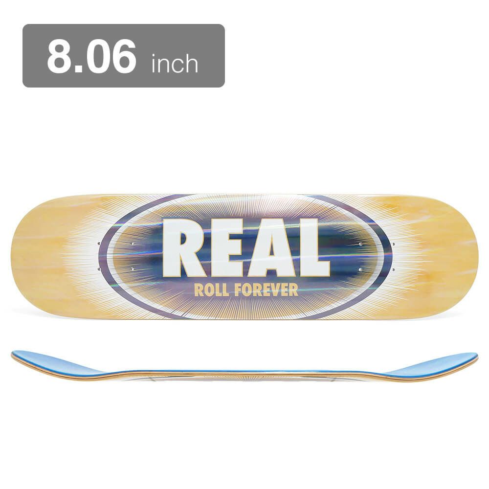 REAL DECK リアル デッキ TEAM OVAL ECLIPSE 8.06 スケートボード スケボー