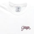 ALLTIMERS T-SHIRT オールタイマーズ Tシャツ LEAGUE PLAYER WHITE/BURGUNDY スケートボード スケボー 2