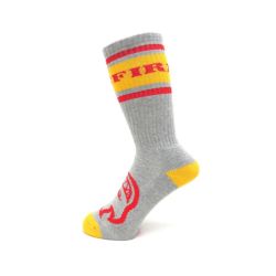 SPITFIRE SOCKS スピットファイヤー ソックス 靴下 CLASSIC 87 BIGHEAD GREY/RED/YELLOW スケートボード スケボー 1