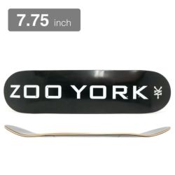 ZOO YORK DECK ズーヨーク デッキ TEAM OG 95 LOGO BLOCK BLACK 7.75 スケートボード スケボー