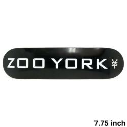ZOO YORK DECK ズーヨーク デッキ TEAM OG 95 LOGO BLOCK BLACK 7.75 スケートボード スケボー
