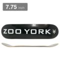 ZOO YORK DECK ズーヨーク デッキ TEAM OG 95 LOGO BLOCK BLACK 7.75 スケートボード スケボー