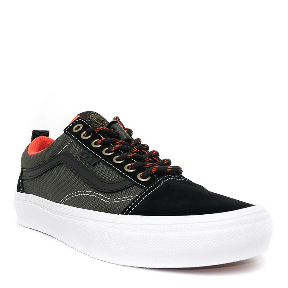 VANS SHOES バンズ シューズ スニーカー SKATE OLD SKOOL SPITFIRE BLACK/FLAME（US企画） スケートボード スケボー