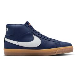 NIKE SB SHOES ナイキSB シューズ スニーカー ZOOM BLAZER MID ISO FJ1680-400 NAVY/WHITE/GUM スケートボード スケボー 3