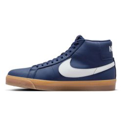 NIKE SB SHOES ナイキSB シューズ スニーカー ZOOM BLAZER MID ISO FJ1680-400 NAVY/WHITE/GUM スケートボード スケボー 4