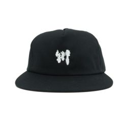 KAWA CAP 川 キャップ 川 CAP BLACK スケートボード スケボー 1