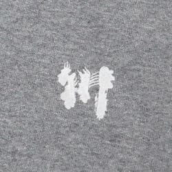 KAWA HOOD 川 パーカー 1POINT GREY/WHITE 刺繍ロゴ スケートボード スケボー 2