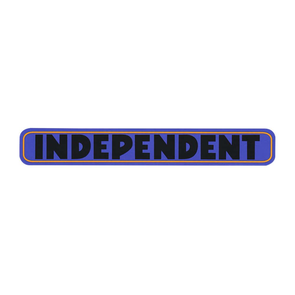 INDEPENDENT STICKER インディペンデント ステッカー BAR LOGO NAVY スケートボード スケボー