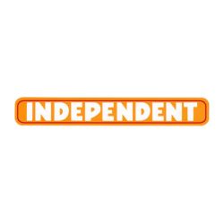 INDEPENDENT STICKER インディペンデント ステッカー BAR LOGO ORANGE スケートボード スケボー