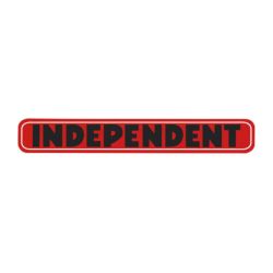 INDEPENDENT STICKER インディペンデント ステッカー BAR LOGO RED スケートボード スケボー