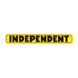 INDEPENDENT STICKER インディペンデント ステッカー BAR LOGO YELLOW スケートボード スケボー