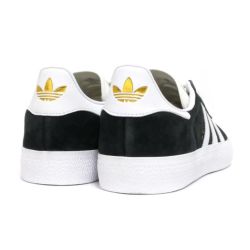 ADIDAS SHOES アディダス シューズ スニーカー GAZELLE ADV FX6563 BLACK/WHITE/GOLD スケートボード スケボー 2