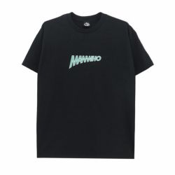 MAN WHO T-SHIRT マンフー Tシャツ 突風 BLACK スケートボード スケボー 