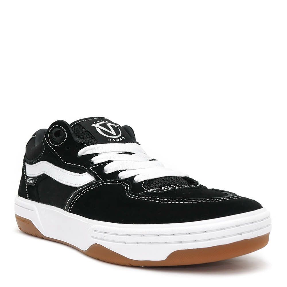 VANS SHOES バンズ シューズ スニーカー ROWAN 2 BLACK/WHITE（US企画） スケートボード スケボー