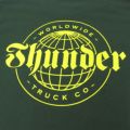 THUNDER T-SHIRT サンダー Tシャツ WORLDWIDE FOREST GREEN/YELLOW スケートボード スケボー 3