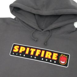  SPITFIRE HOOD スピットファイヤー パーカー LTB CHARCOAL/MULTI スケートボード スケボー 1