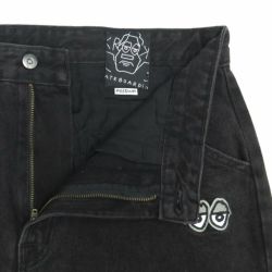 KROOKED JEANS クルキッド パンツ ジーンズ EYES DENIM TWILL PANTS BLACK スケートボード スケボー 2