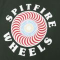 SPITFIRE T-SHIRT スピットファイヤー Tシャツ OG CLASSIC FILL FOREST GREEN/MULTI スケートボード スケボー 3
