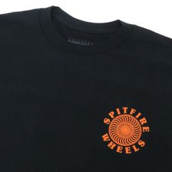 SPITFIRE T-SHIRT スピットファイヤー Tシャツ OG CLASSIC FILL BLACK/ORANGE/WHITE スケートボード スケボー 2