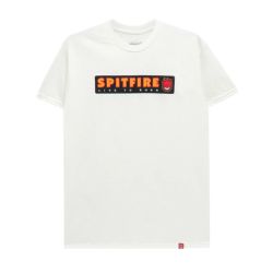 SPITFIRE T-SHIRT スピットファイヤー Tシャツ LTB WHITE/MULTI スケートボード スケボー 