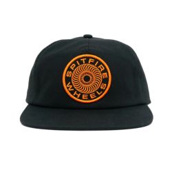  SPITFIRE CAP スピットファイヤー キャップ CLASSIC 87 SWIRL PATCH SNAPBACK BLACK/ORANGE スケートボード スケボー 1