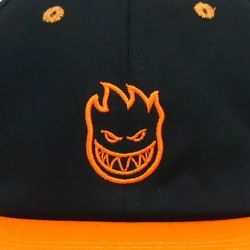 SPITFIRE CAP スピットファイヤー キャップ LIL BIGHEAD STRAPBACK BLACK/ORANGE スケートボード スケボー 4