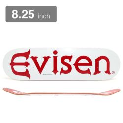 EVISEN DECK エビセン デッキ TEAM EVI-LOGO WHITE 8.125 スケート