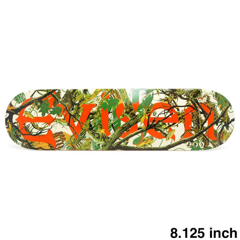 EVISEN DECK エビセン デッキ TEAM TREECAMO LOGO 8.125 スケートボード スケボー