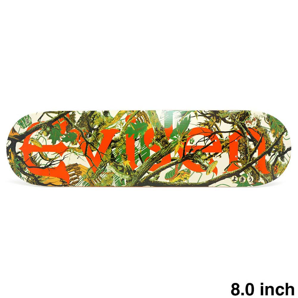 EVISEN DECK エビセン デッキ TEAM TREECAMO LOGO 8.0 スケートボード スケボー