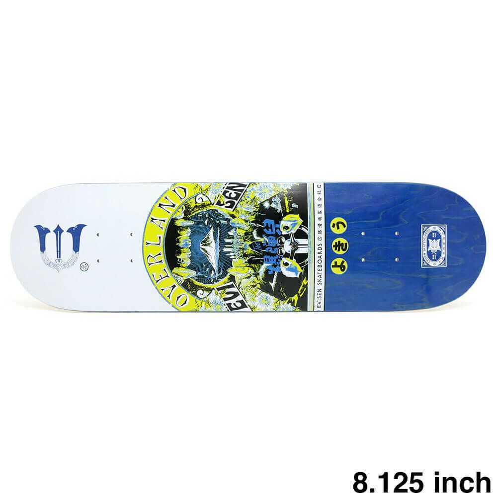 EVISEN DECK エビセン デッキ TEAM OVERLAND 8.125 スケートボード スケボー