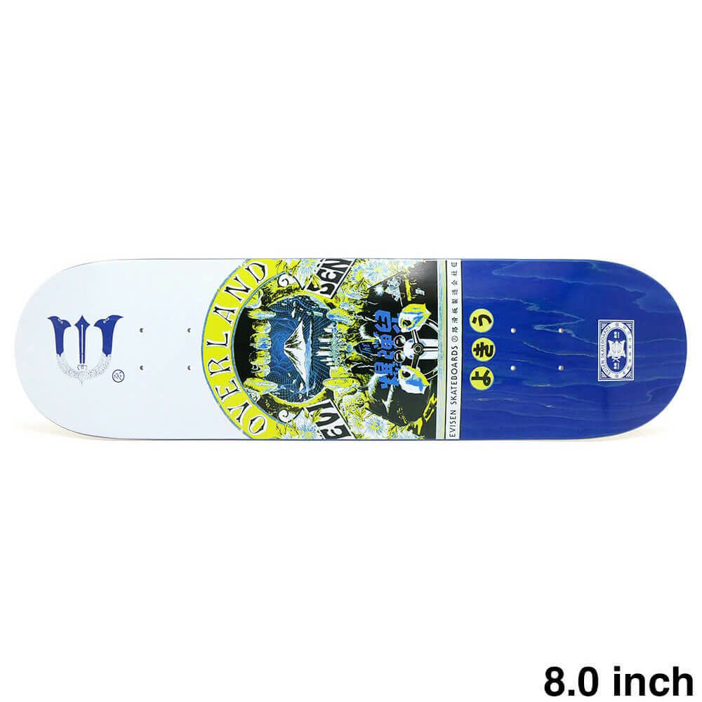 EVISEN DECK エビセン デッキ TEAM OVERLAND 8.0 スケートボード スケボー