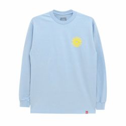 SPITFIRE LONG SLEEVE スピットファイヤー ロングスリーブTシャツ CLASSIC 87 SWIRL FILL LIGHT BLUE/YELLOW/BLACK スケートボード スケボー 1