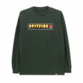 SPITFIRE LONG SLEEVE スピットファイヤー ロングスリーブTシャツ LTB FOREST GREEN/MULTI スケートボード スケボー 