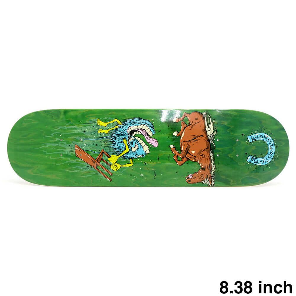 ANTIHERO DECK アンチヒーロー デッキ PETER HEWITT GRIMPLESTIX BEAT DOWN 8.38 スケートボード スケボー