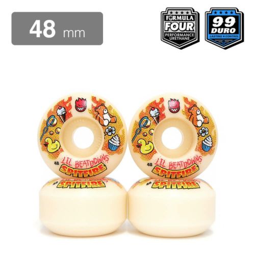 SPITFIRE WHEEL スピットファイヤー ウィール FORMULA FOUR (F4) CLASSIC 99D LIL' BEATDOWNS  48mm スケートボード スケボー スケートボードのカリフォルニアストリート