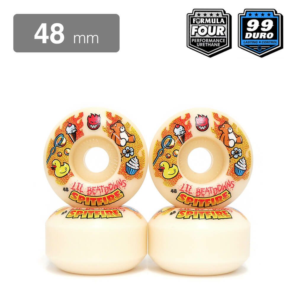 SPITFIRE WHEEL スピットファイヤー ウィール FORMULA FOUR (F4) CLASSIC 99D LIL’ BEATDOWNS 48mm スケートボード スケボー