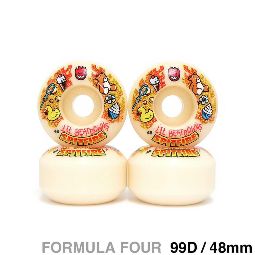 SPITFIRE WHEEL スピットファイヤー ウィール FORMULA FOUR (F4) CLASSIC 99D LIL’ BEATDOWNS 48mm スケートボード スケボー