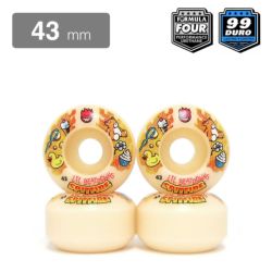 SPITFIRE WHEEL スピットファイヤー ウィール FORMULA FOUR (F4) CLASSIC 99D LIL’ BEATDOWNS 43mm スケートボード スケボー