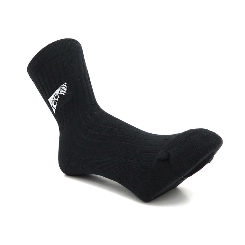 LAST RESORT AB SOCKS ラストリゾートエービー ソックス 靴下 HEEL TAB DRESS BLACK スケートボード スケボー 