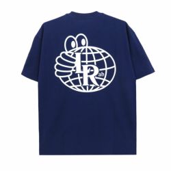 LAST RESORT AB T-SHIRT ラストリゾートエービー Tシャツ ATLAS MONOGRAM DRESS BLUE スケートボード スケボー 