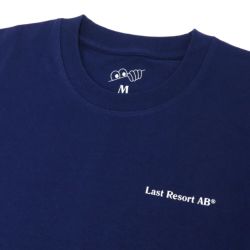 LAST RESORT AB T-SHIRT ラストリゾートエービー Tシャツ ATLAS MONOGRAM DRESS BLUE スケートボード スケボー 2