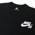 NIKE SB T-SHIRT ナイキSB Tシャツ LOGO BLACK/WHITE DC7818-010 スケートボード スケボー 1