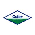 COLOR COMMUNICATIONS STICKER カラーコミュニケーションズ ステッカー DIAMOND INK 2 NAVY/GREEN スケートボード スケボー