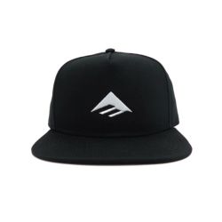 EMERICA CAP エメリカ キャップ CLASSIC SNAPBACK BLACK/WHITE スケートボード スケボー 1