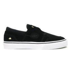 EMERICA SHOES エメリカ シューズ スニーカー SERVOLD BLACK/WHITE/GOLD スケートボード スケボー 3