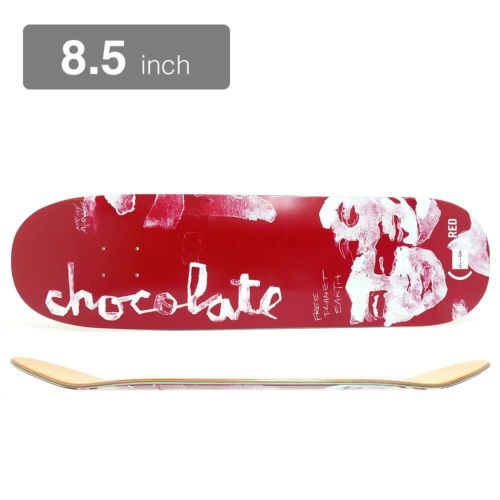 CHOCOLATE DECK チョコレート デッキ KENNY ANDERSON CHOCOLATE (RED) 8.5 SKIDUL SHAPE スケートボード スケボー
