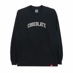  CHOCOLATE LONG SLEEVE チョコレート ロングスリーブTシャツ LEAGUE BLACK スケートボード スケボー 