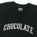  CHOCOLATE LONG SLEEVE チョコレート ロングスリーブTシャツ LEAGUE BLACK スケートボード スケボー 1
